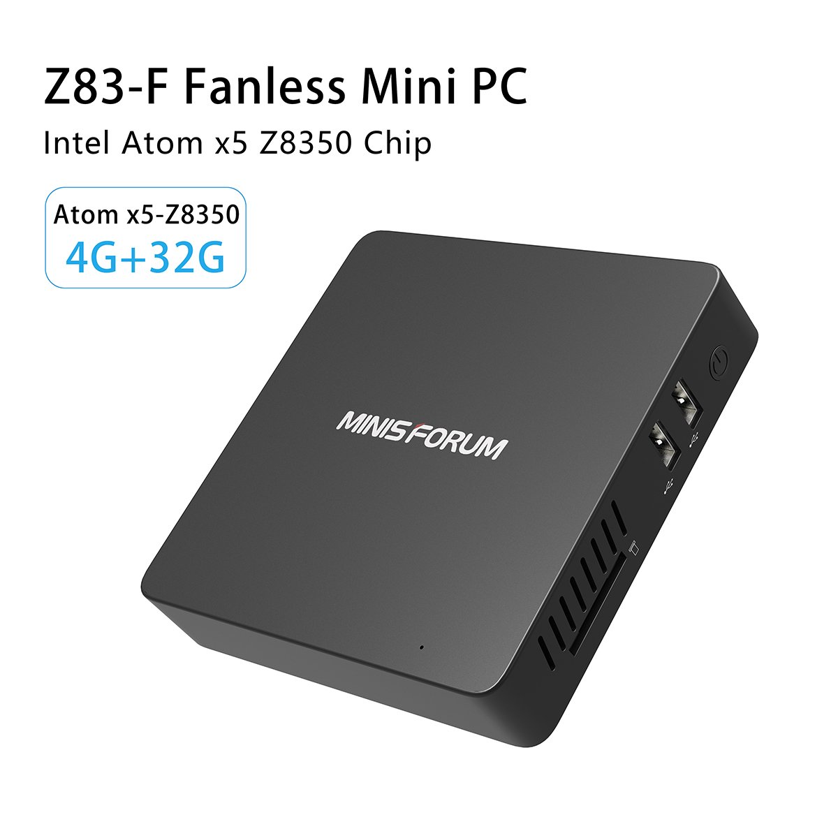 1000Mbps LAN+Dualband Wifi 2.4G/5.8G WiFi+BT 4.0 4K HDMI+VGA Mini PC windows Intel HD Graphics 400 Bqeel Windows 10 Mini PC TX85 Intel Cherry Trail Z8350 /4GB+64GB 