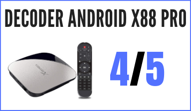 Decoder Iptv Android x88 Pro